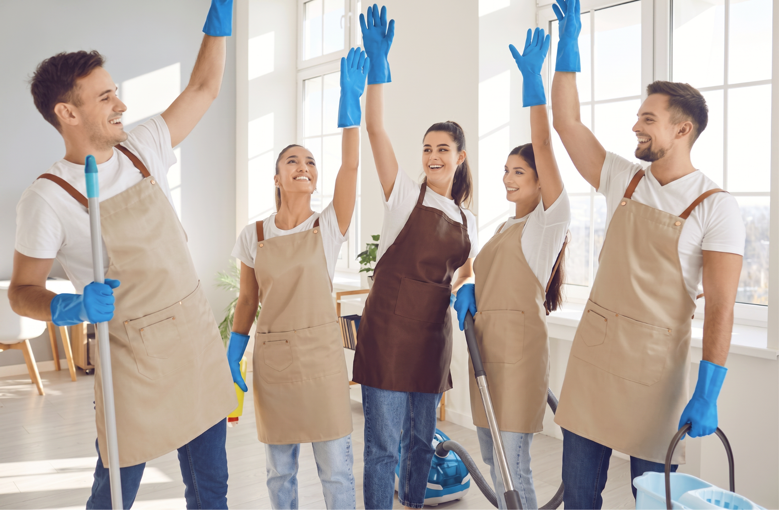 Cleaning team